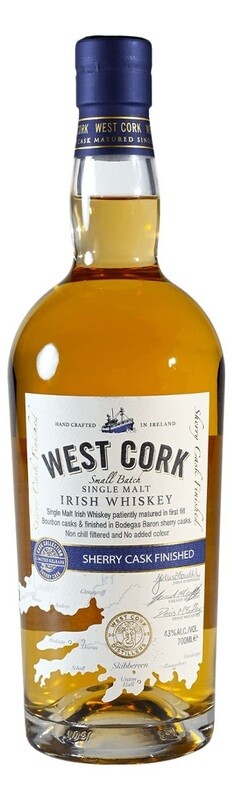 Whisky - West Cork -  Sherry Cask - 43% - 70cl