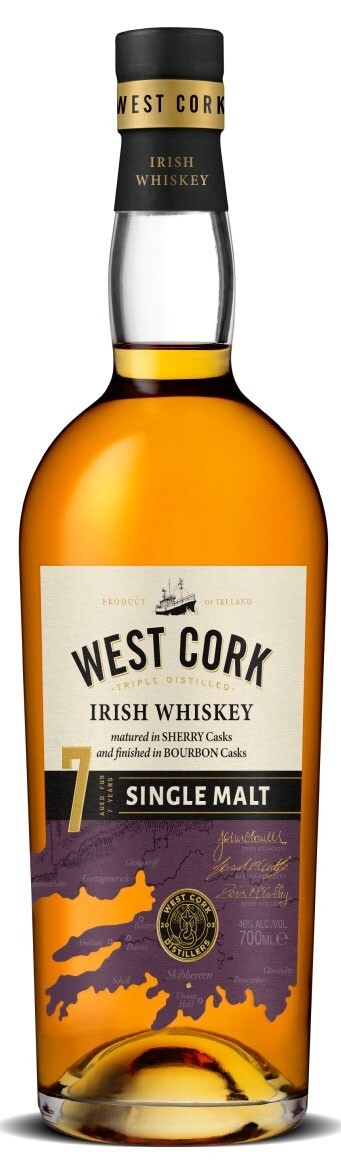 Whisky - West Cork - Single malt - 7y - 46% - 70cl