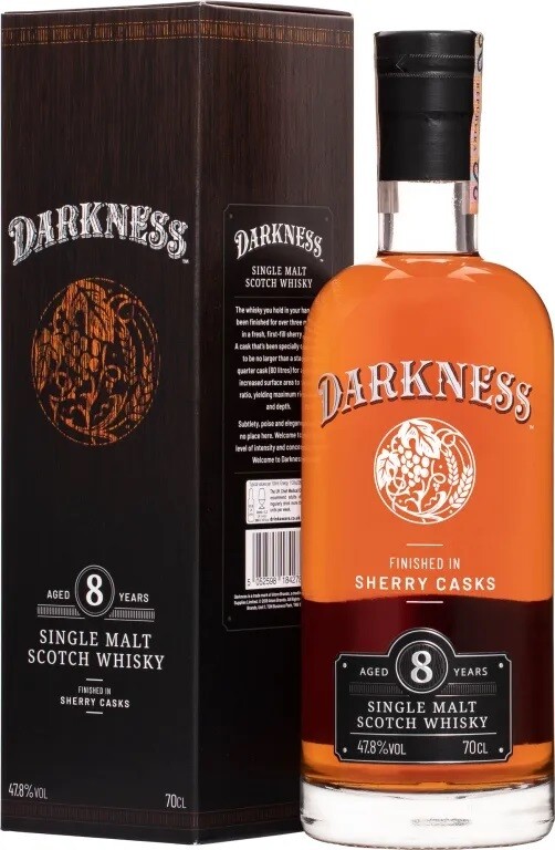Whisky - Darkness - 8y - Sherry Cask - 47,8% - 70cl