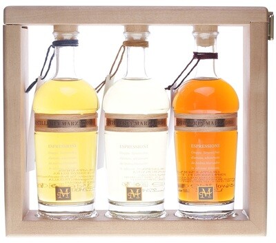 Grappa - Marzadro - Collezione Espressioni - 3x35cl