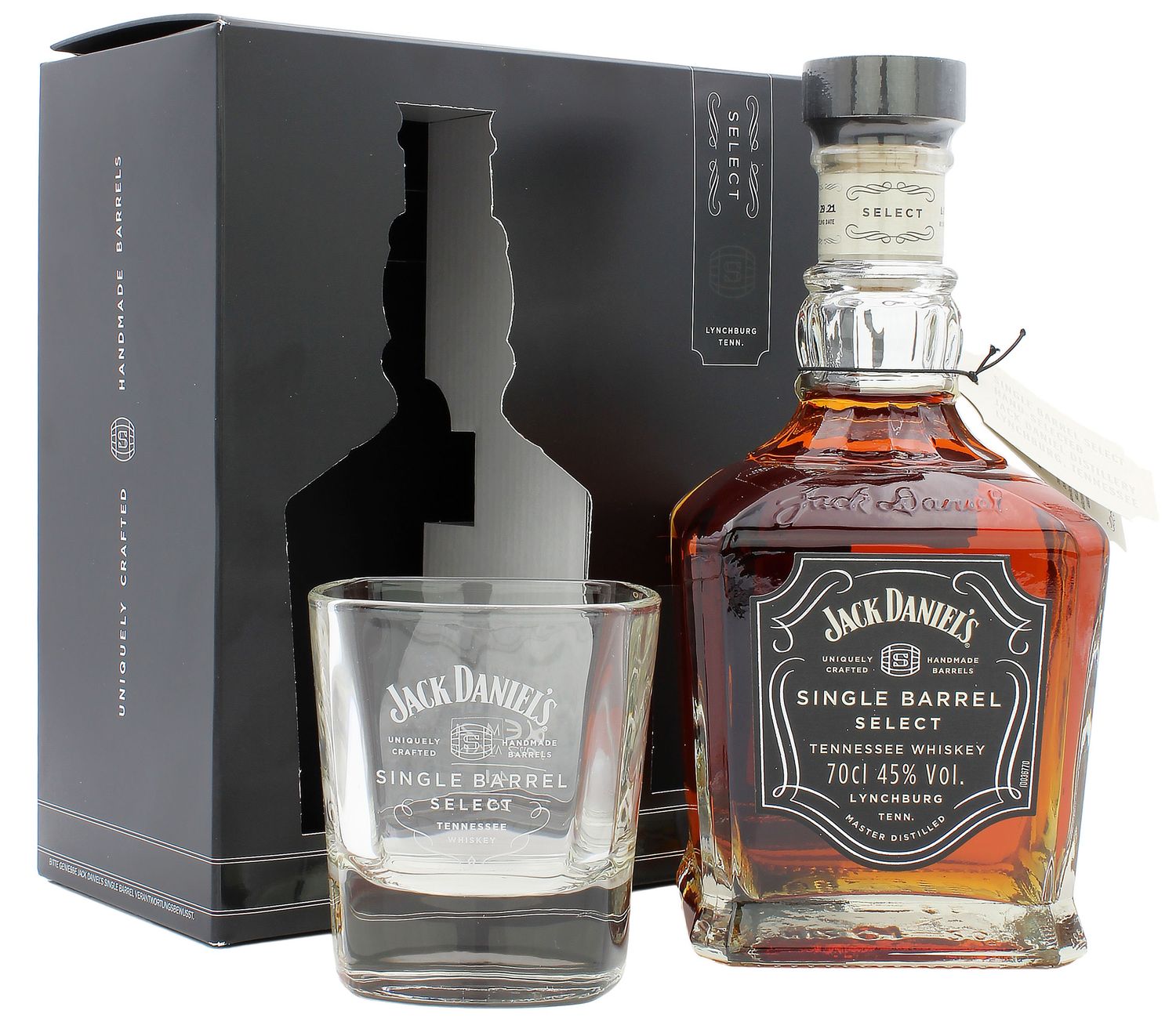 Whiskey - Jack Daniel's - Single Barrel - + glas - 45% - 70cl