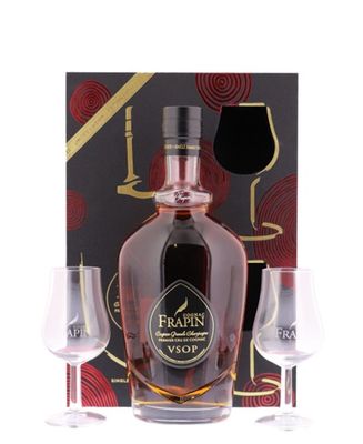 Cognac - Frapin - VSOP - + 2 glazen - 40% - 70cl