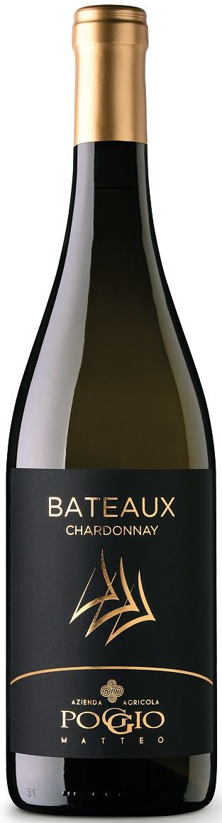 Chardonnay - Bateaux - Black - Poggio - 2022 - 75cl