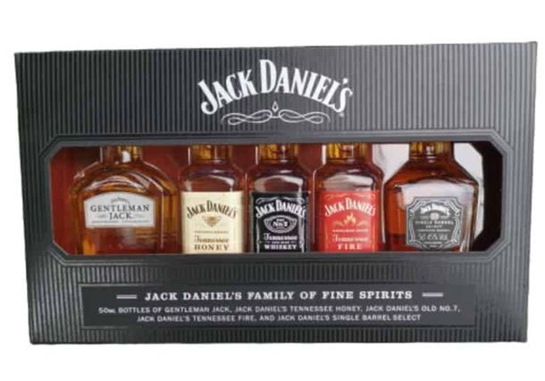 Whiskey - Jack Daniel&#39;s - Mini Bar - 5st x 5cl - 39% - 25cl