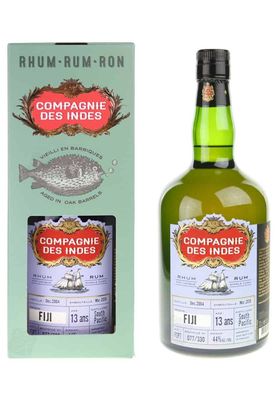 Rum - Fiji - 13y - Compagnie des Indes - Bruin - 44% - 70cl