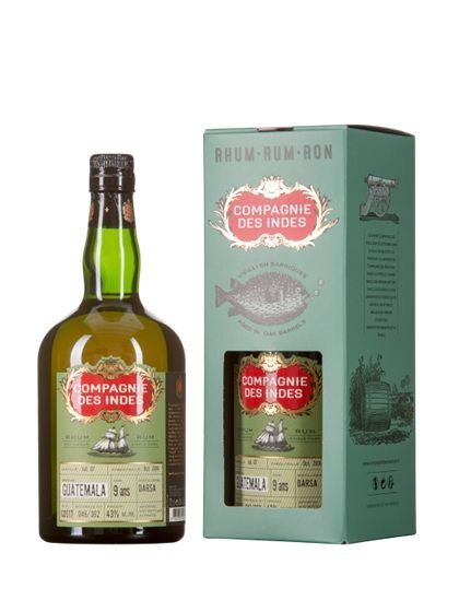 Rum - Guatemala - Compagnie des Indes - Bruin - 43% - 70cl