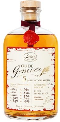 Jenever - Zuidam - Oude Genever - 5 jaar - 38% - 50cl