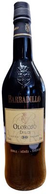 Sherry - Barbadillo - 30y - Oloroso - Dulce - 75cl