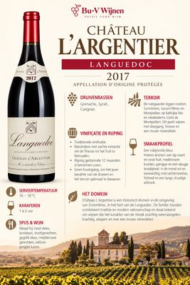 Languedoc - Chat L'Argentier - 2017 - 75cl - (P)