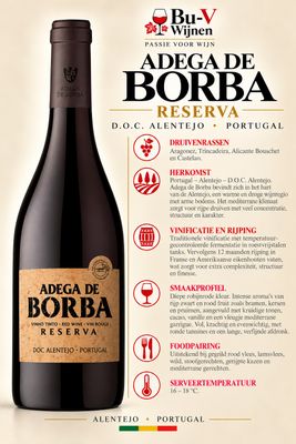 Adega de Borba - Cork Label - Reserva - rood - 2022 - 75cl