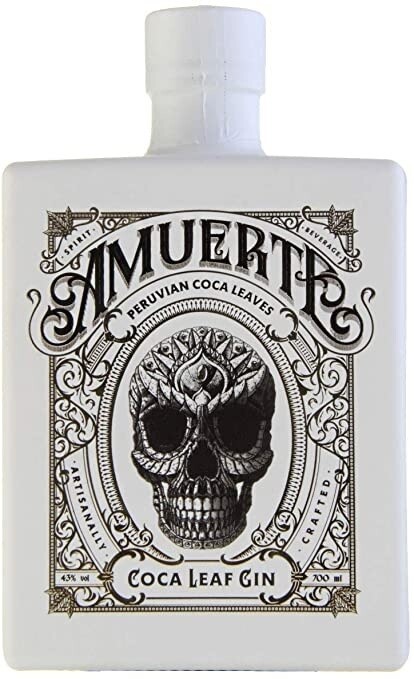 Gin - Amuerte - CocaLeaf - White Edition - 43% - 70cl Gin - Amuerte - CocaLeaf - White Edition - 43% - 70cl