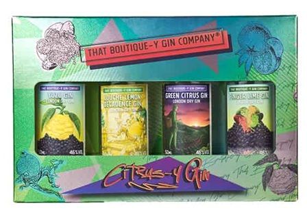 Gin - That Boutique Y - Citrus - Gin Company - 4x5cl - 46% Gin - That Boutique Y - Citrus - Gin Company - 4x5cl - 46%