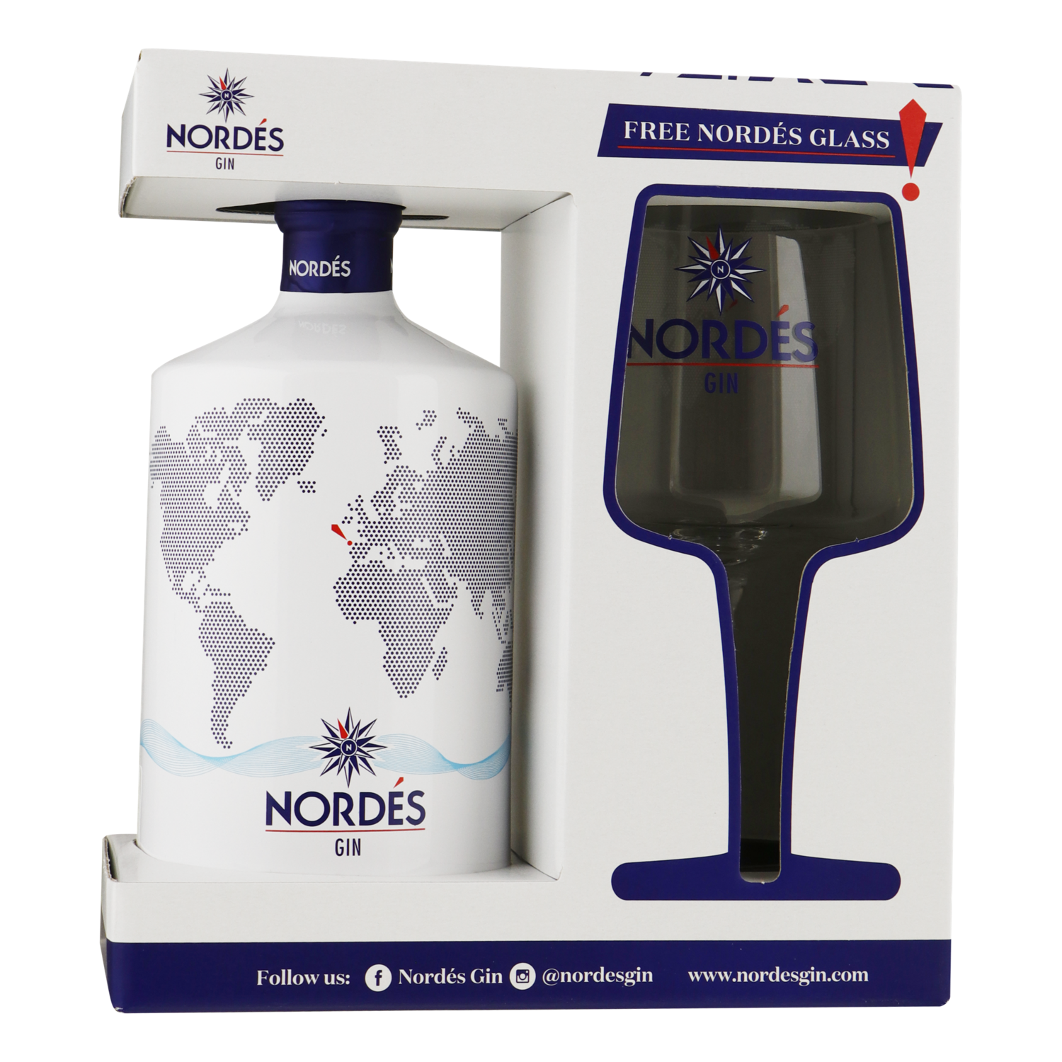 Gin - Nordes + Glas - 40% - 70cl Gin - Nordes + Glas - 40% - 70cl