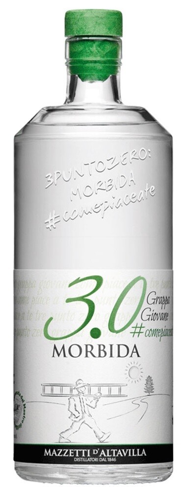 Grappa - Bianco - 3.0 - Morbida - Mazzetti - 40% - 100cl - (P)
