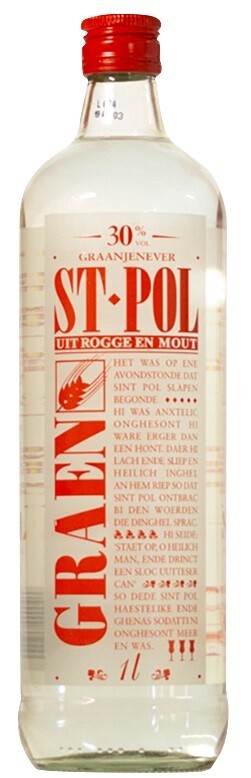 Jenever - St Pol - Graanjenever - 30% - 100cl