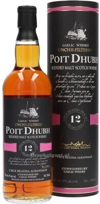 Whisky - Poit Dhubh - 12y - Blended Malt - 43% - 70cl