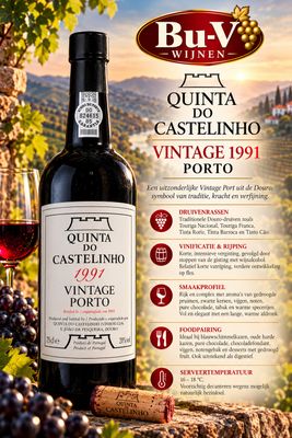 Porto - Castelhino - Vintage - 1991 - 20% - 75cl - stop