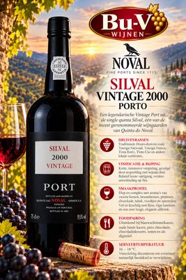 Porto - Noval - Silval - Vintage - 2000 - 20% - 75cl