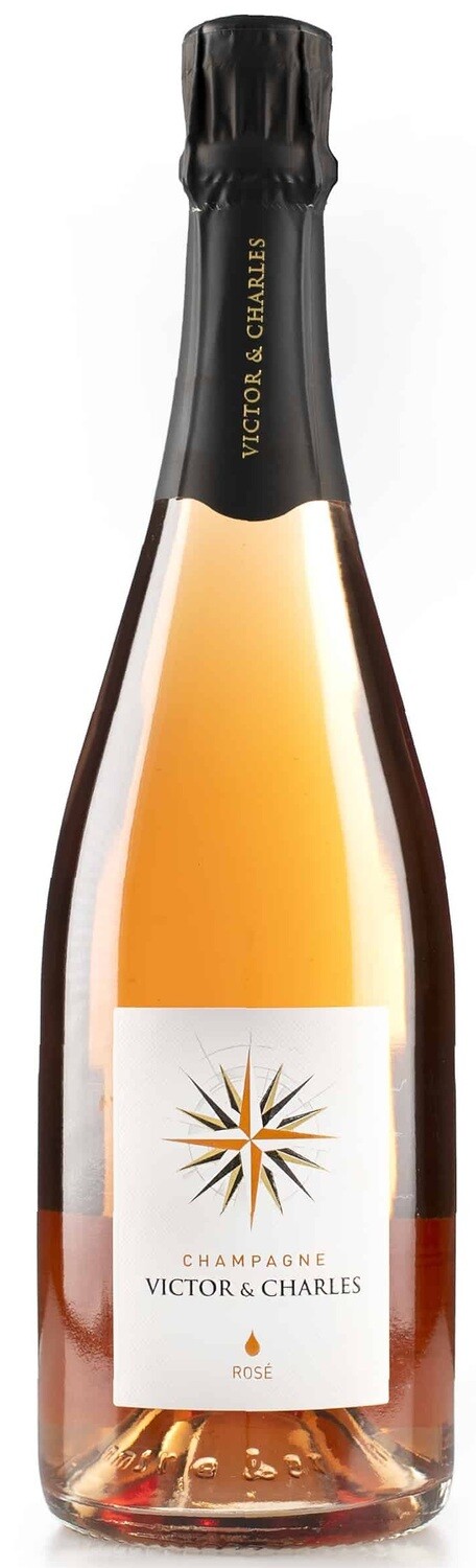 Champagne - Victor & Charles - Rosé - Brut - 75cl - (P)