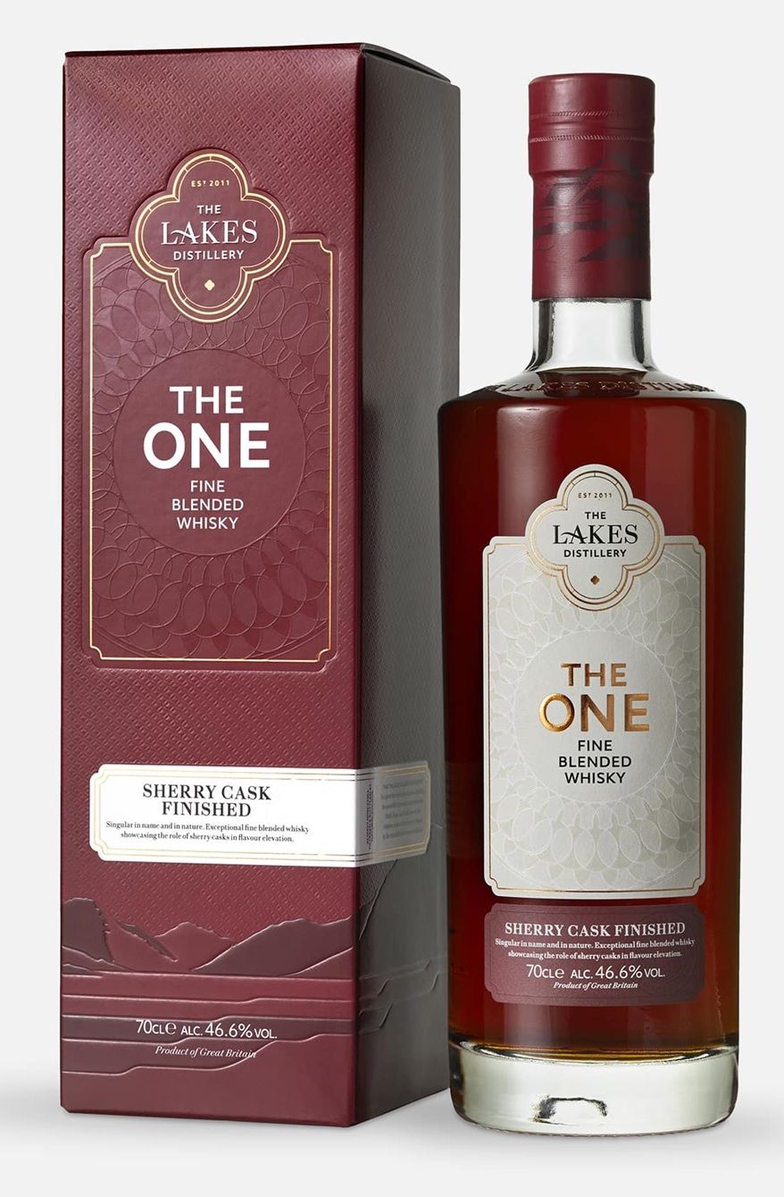 Whisky - Lakes One - Sherry finished - Blended Malt - 46,6% - 70cl Whisky - Lakes One - Sherry finished - Blended Malt - 46,6% - 70cl