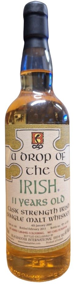 Whiskey - A drop of the Irish - 11y - Blackadder - 60,4% - 70cl