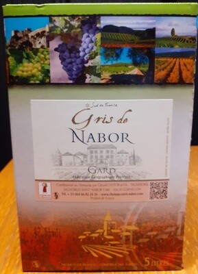 Bag in Box - Rosé - Gris de Nabor - Domaine Saint Nabor - Gard - 500cl