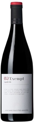 Merlot/Cabernet Sauvignon - L'exempt - sans sulfites ajoutés - Bio - 2022 - 75cl - (P)