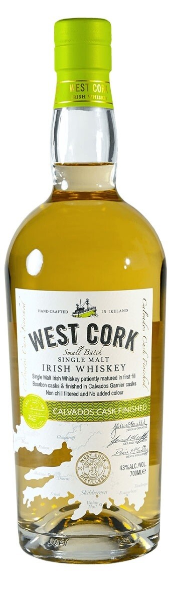 Whiskey - West Cork -  Calvados Cask - 43% - 70cl