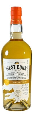 Whiskey - West Cork - Rum Cask - 43% - 70cl