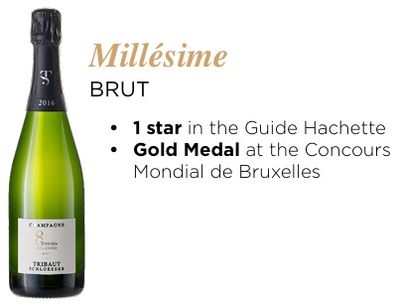 Champagne - Tribaut-Schloesser - Millisimé 2015 - Brut - 75cl