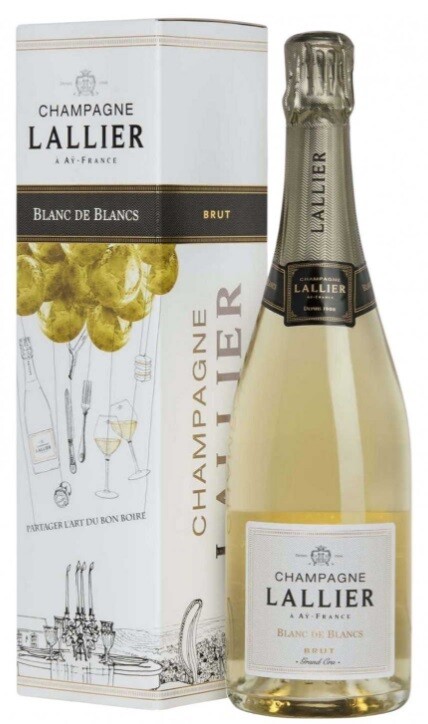 Champagne - Lallier - Blanc de Blancs - in etui - Grand Cru - Brut - 75cl Champagne - Lallier - Blanc de Blancs - in etui - Grand Cru - Brut - 75cl
