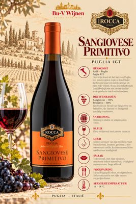 Sangiovese/Primitivo - Rocca - 2022 - 75cl