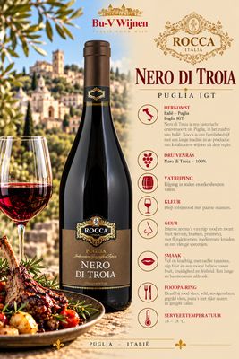 Nero di Troia - Salento - Rocca - 2022 - 75cl