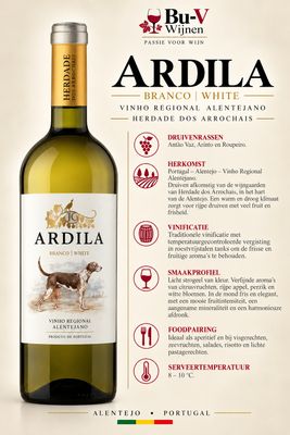 Ardila - Wit - Herdade  dos Arrochais - 2023 - 75cl - (P)