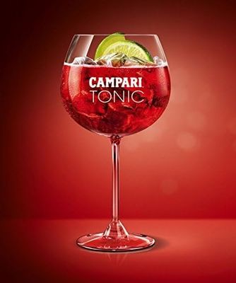 Glas - Campari Tonic - op voet - 58cl