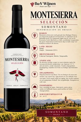 Cabernet/Merlot/Tempranillo - Montesierra - 2023 - 75cl