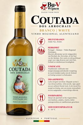 Coutada - Wit - Herdade dos Arrochais - 2023 - 75cl