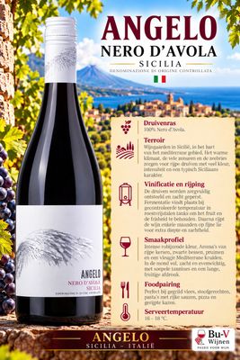 Nero d'Avola - Angelo - 2024 - 75cl