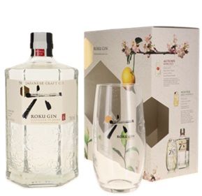 Gin - Roku - + Glas - 43% - 70cl