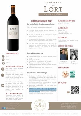 Chateau du Lord - 2021 - 75cl