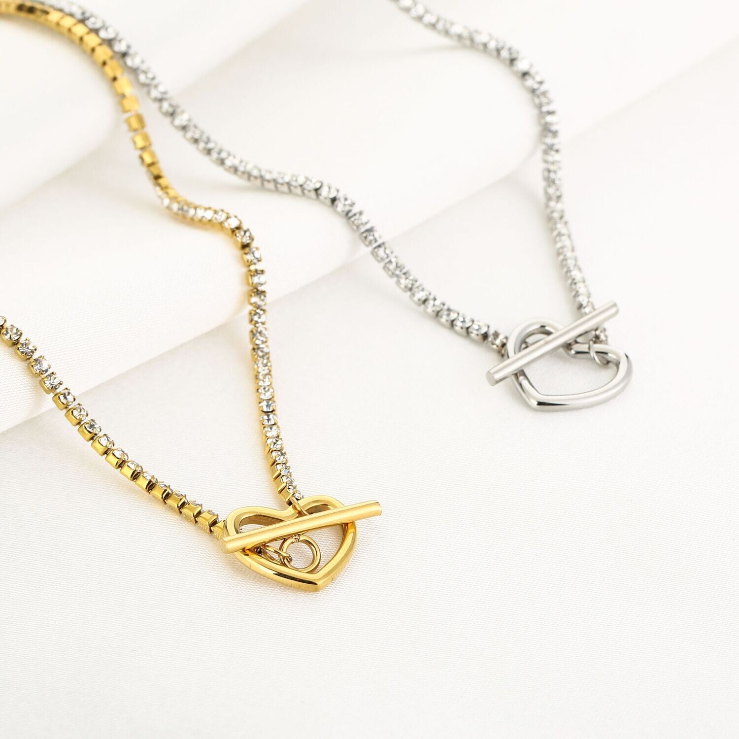 Chain hart love ketting