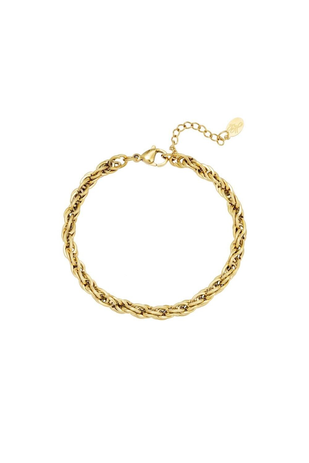 Twisted chain armband