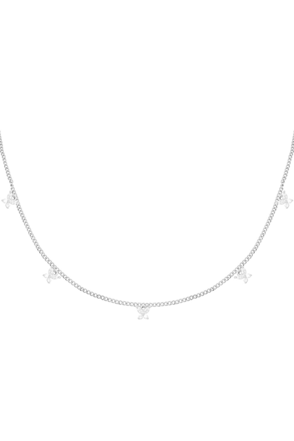 Shiny butterfly ketting