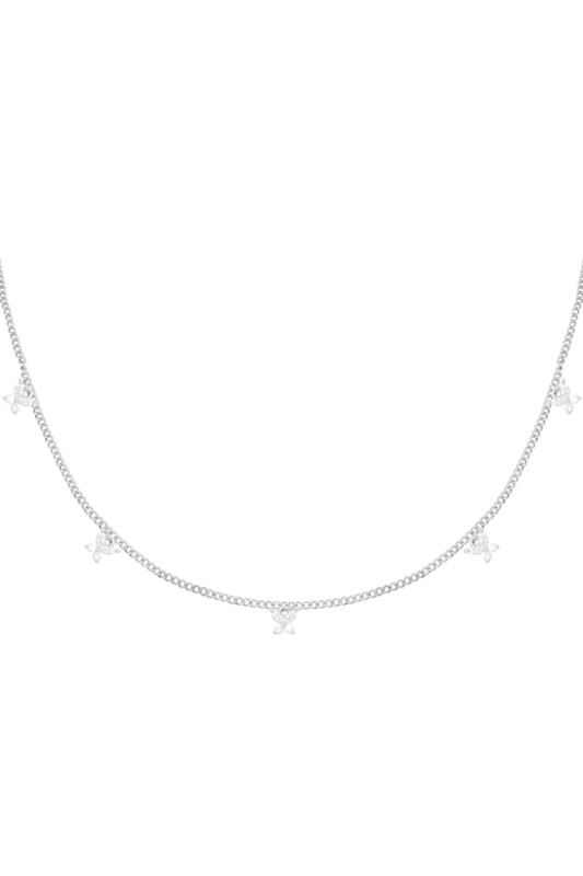 Shiny butterfly ketting