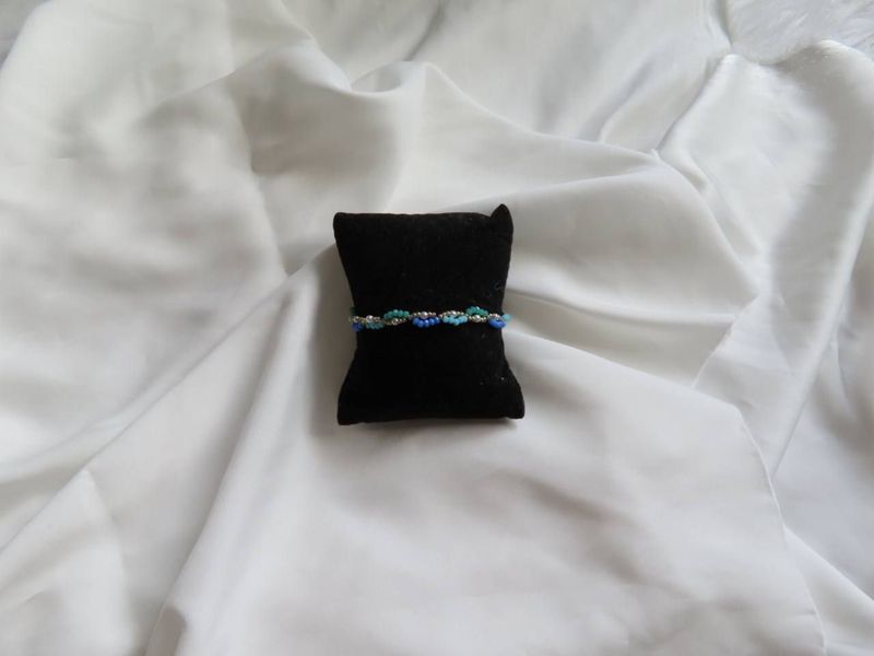 Armband bloom bliss - Blauw