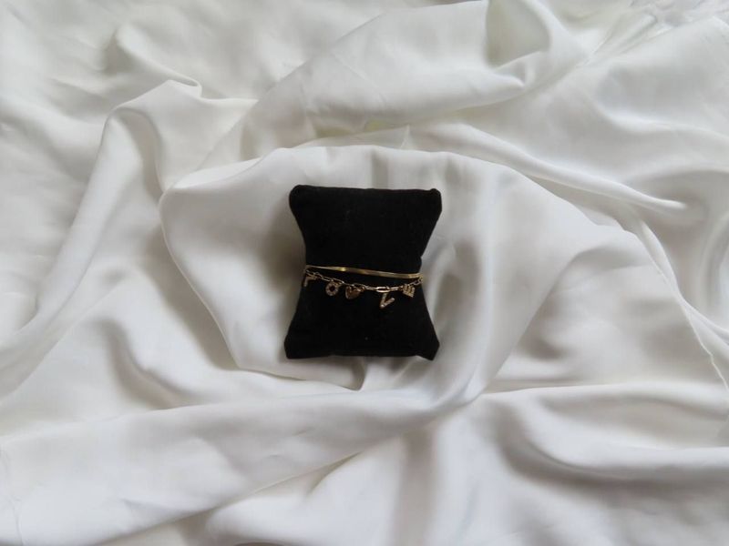 Double love armband - Goud