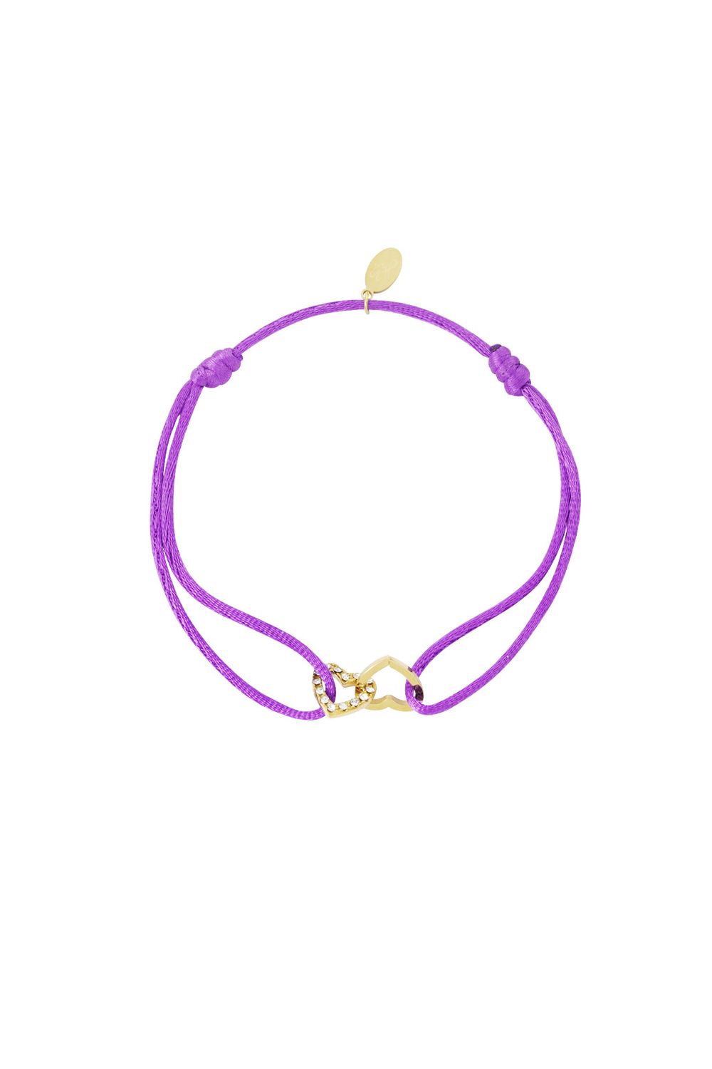 Golden Bond Armband - Paars