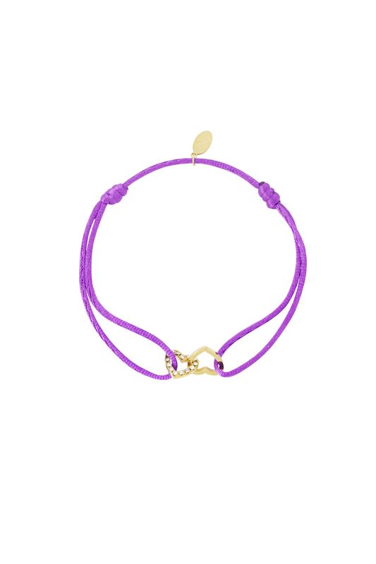 Golden Bond Armband - Paars