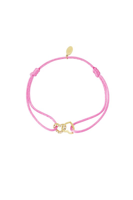 Golden Bond Armband - Roze