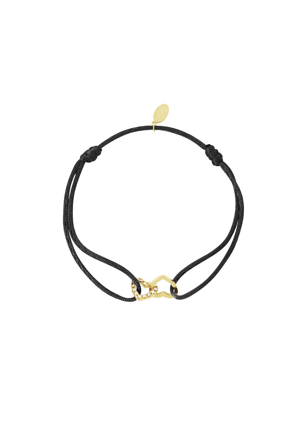 Golden Bond Armband - Zwart